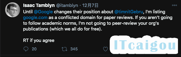 谷歌Jeff Dean回信反转剧情，李飞飞学生Timnit被爆主动离职而非被辞退